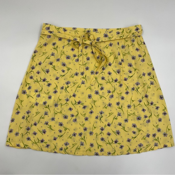 Dolls Kill Motel Rocks Handmade Floral Wrap Mini Skirt Women’s Size Small - Picture 7 of 16